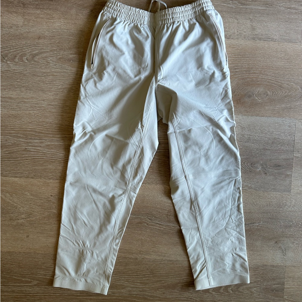 Outdoor Voices Cream Sweatpants Versatile Joggers